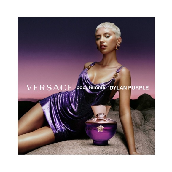 VERSACE Pour Femme Dylan Purple Eau de Parfum MINI Splash - .17 fl oz NIB - Picture 3 of 9